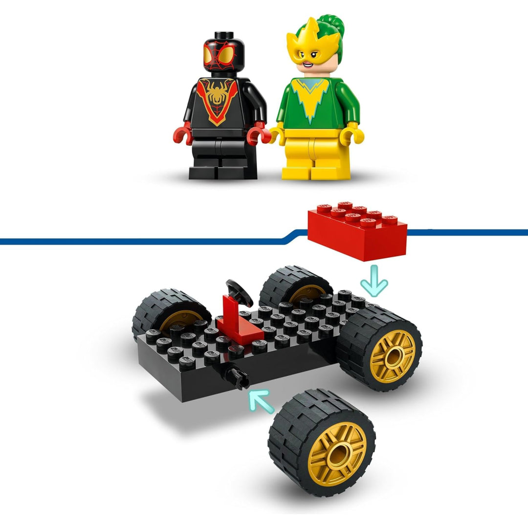 Lego Marvel 10792 Spider Man Drill Spinner Vehicle Car Playset Maqio