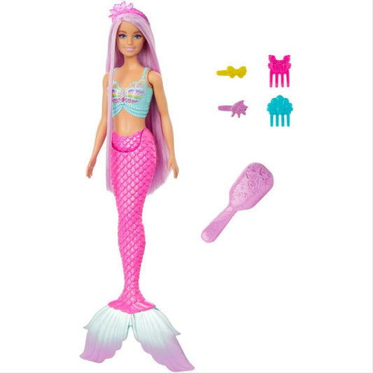 Barbie Mermaid Doll Pink Hair Princess Gift Toy