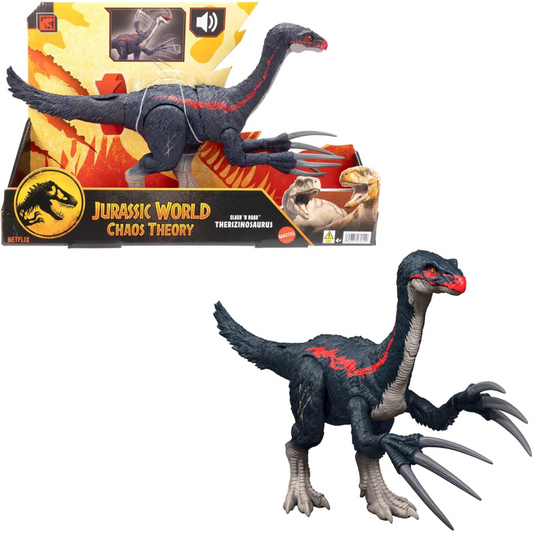 Jurassic World Chaos Theory Slash N Roar Therizinosaurus
