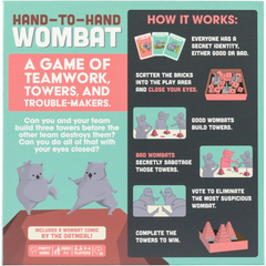 Exploding Kittens Hand-to-Hand Wombat Party Game Fun Board Game