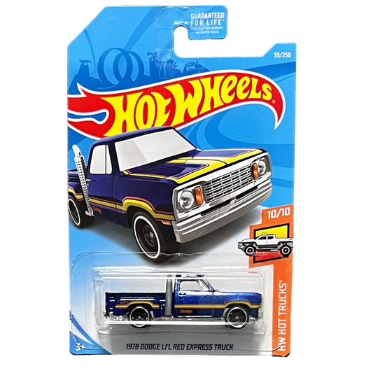 Hot Wheels Die-Cast Vehicle Dodge Li'L Red Express Blue 1978