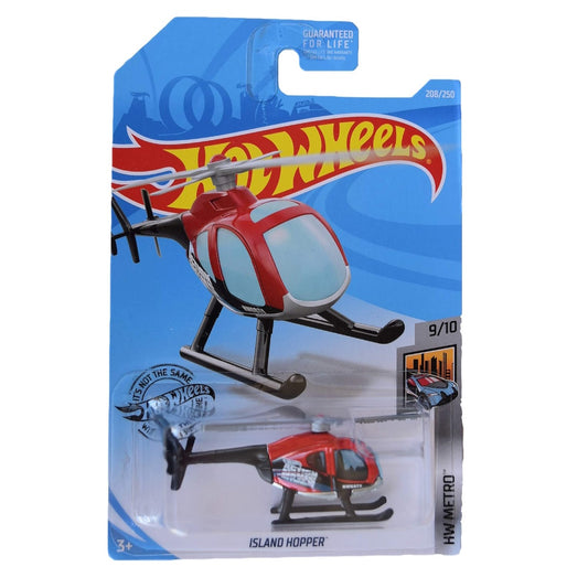 Hot Wheels Die-Cast Vehicle Island Hopper Helicopter