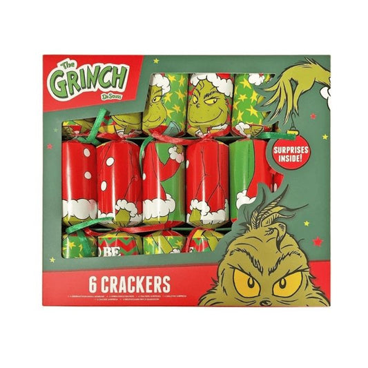 The Grinch 12-Inch Christmas Crackers 6 Pack