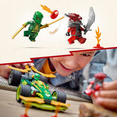 Lego Ninjago 71828 Lloyds Pull-Back Race Car and 2 Figures Construction Playset