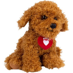 Golden Bear Waffle the Wonder Dog Soft Toy with Sound Kids Plush Gift
