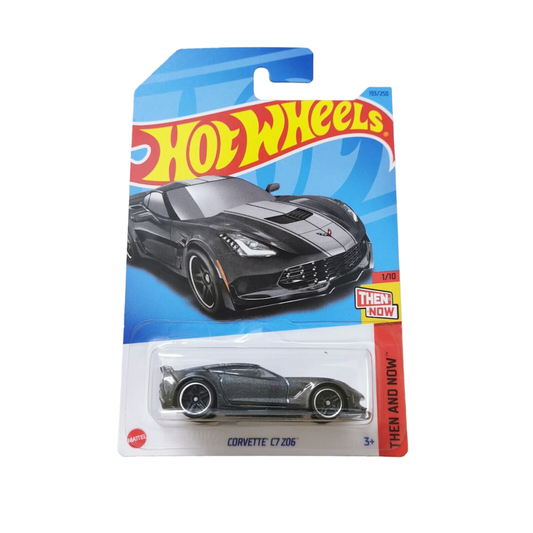 Hot Wheels Die-Cast Vehicle Corvette C7 Z06 Black