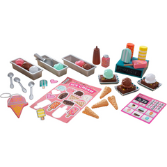 KidKraft Ice-Cream Shop Playset With Ice Cream Scoops