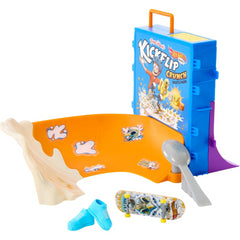 Hot Wheels Skate Tony Hawk Cereal Bowl Fingerboard Set 1 Board & Skate Shoes