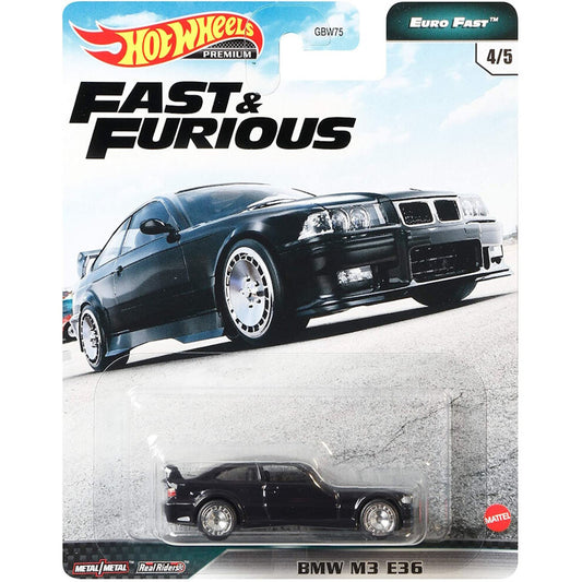 Hot Wheels Fast & Furious Euro Fast Set of 5 Die Cast Cars