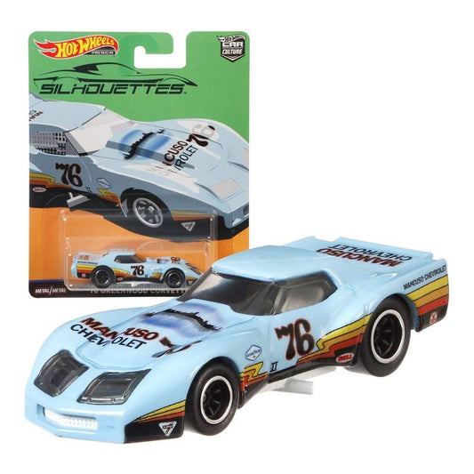 Hot Wheels Premium Silhouettes '76 Greenwood Corvette Die-cast Vehicle