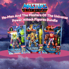 He-Man And The Masters Of The Universe Power Attack Figures Bundle