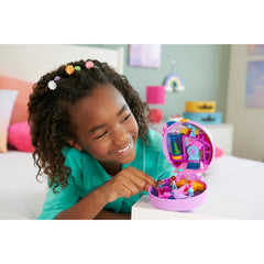 Polly Pocket Dolls Playset Dolphin Rescue & Play Compact and Accessories