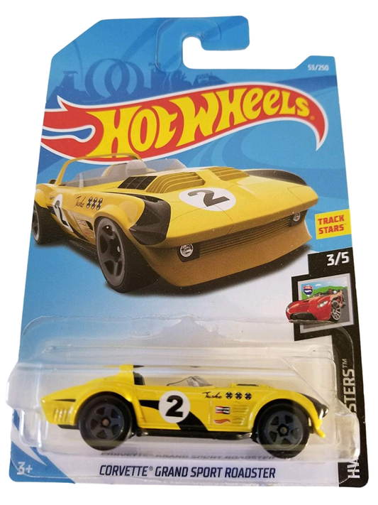 Hot Wheels Die-Cast Vehicle Corvette Grand Sport Roadster Yellow