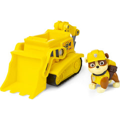 Paw Patrol Bulldozer and Mini Character Figure - Rubble