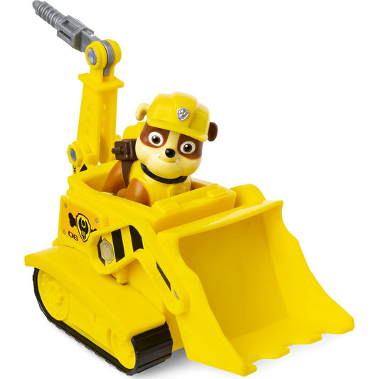 Paw Patrol Bulldozer and Mini Character Figure - Rubble