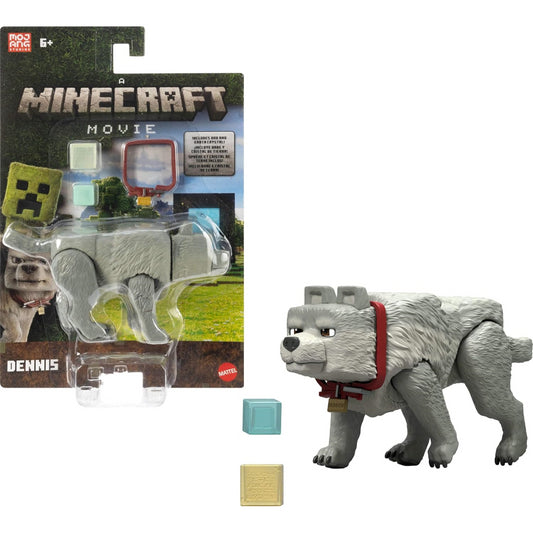 Minecraft A Movie Dennis Core 4-Inch Character Action Figure