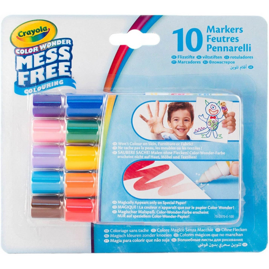 Crayola Colouring Wonder 10 Mess Free Colouring Marker Pens