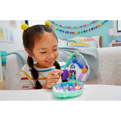 Polly Pocket Dolls Playset with Fidget Exterior Snow Sweet Penguin Compact