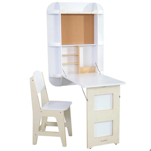 KidKraft Arches Floating Wall Desk & Chair (Collection Only)