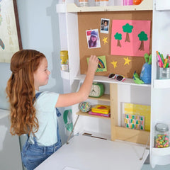 KidKraft Arches Floating Wall Desk & Chair (Collection Only)