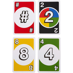 Uno Dos Family Card Game 108 Cards for Travel