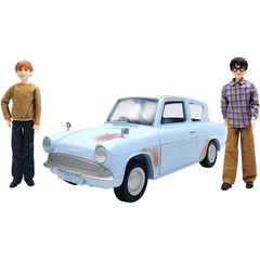 Harry Potter & Ron's Flying Car Adventure with Ford Anglia Car and Dolls (No Retail Packaging)
