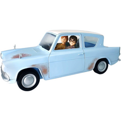 Harry Potter & Ron's Flying Car Adventure with Ford Anglia Car and Dolls