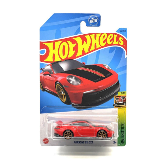 Hot Wheels Die-Cast Vehicle Red Porsche 911 GT3 Red