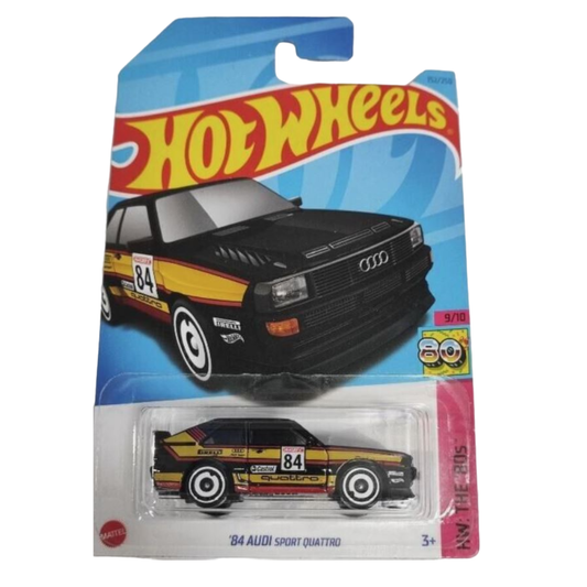 Hot Wheels Die-Cast Vehicle Audi Sport Quattro Black 1984