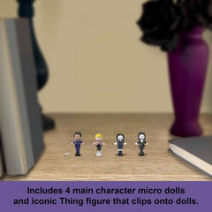 Polly Pocket Collector The Addams Family of 4 Compact Playset
