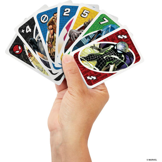Uno Mattel Games The Amazing Spider-Man Card Game with Deck & Special Rule