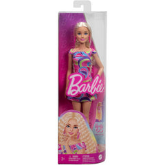 Barbie 223 Abstract Print Dress Fashionista Doll Playset