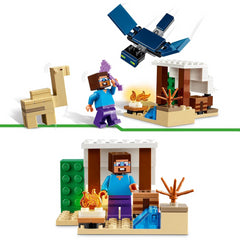 Lego Minecraft 21251 Steves Desert Expedition Toys Biome Playset