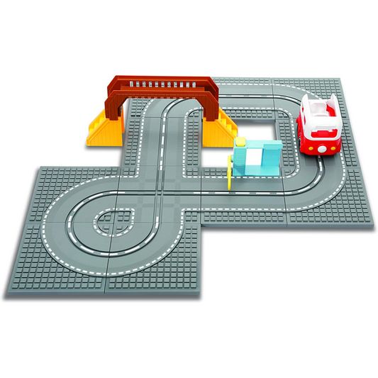 Magformers City 16 Piece Bus Track Set