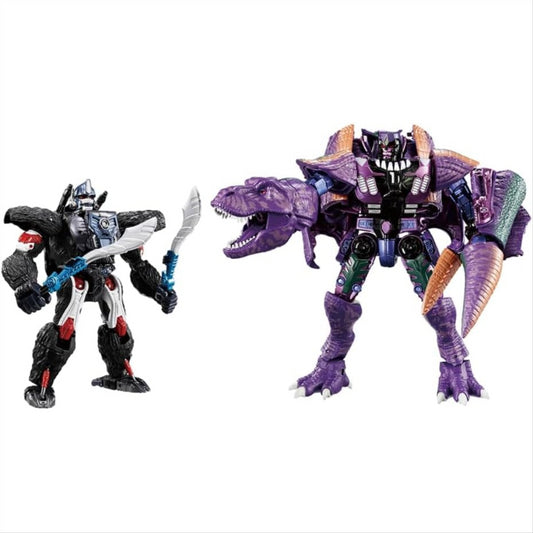 Transformers Beast Wars Optimus Primal Vs Megatron Figures - Japanese Packaging