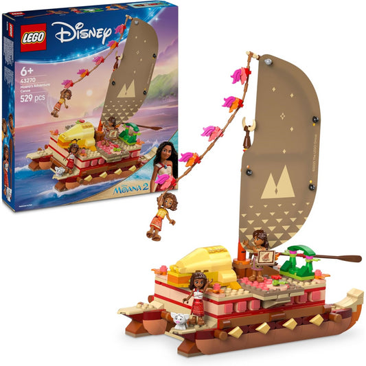 Lego Disney 43270 Moanas Adventure Canoe Building Toy
