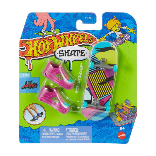 Hot Wheels Skate Singles and Finger Skateboard - Abstrakt Boundary Breaker