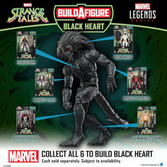 Marvel Legends Series DAIMON HELLSTORM Figure 5 Strange Tales (BUILD A FIGURE: BLACKHEART-RIGHT LEG)