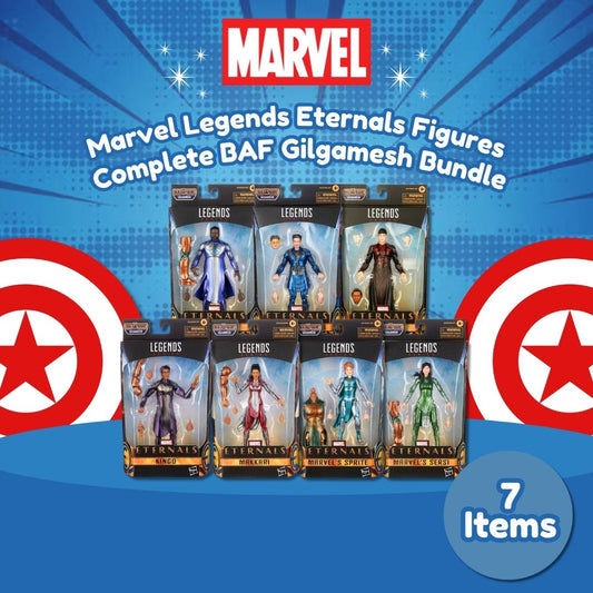 Marvel Legends Eternals Figures Complete BAF Gilgamesh Bundle