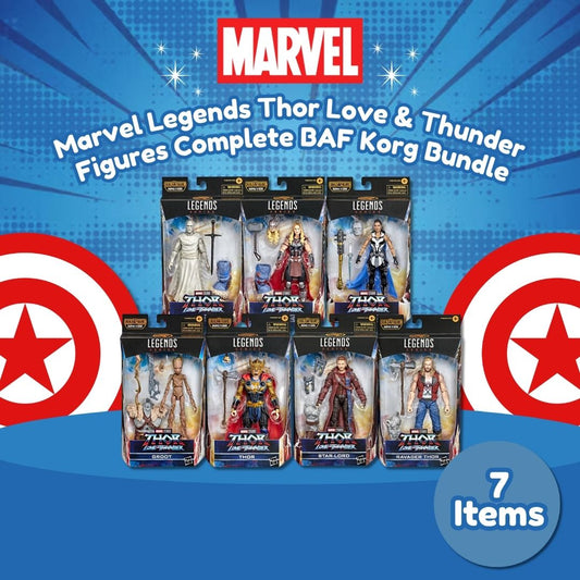 Marvel Legends Thor Love and Thunder Figures Complete BAF Korg Bundle