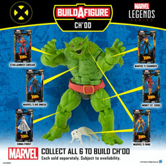 Marvel Legends Series MARVEL'S FANG Figure 2 X-Men (BUILD A FIGURE: CH'OD-HEAD)