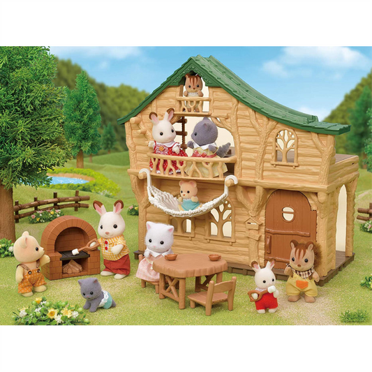 Sylvanian Families 5451 Lakeside Lodge Log Cabin