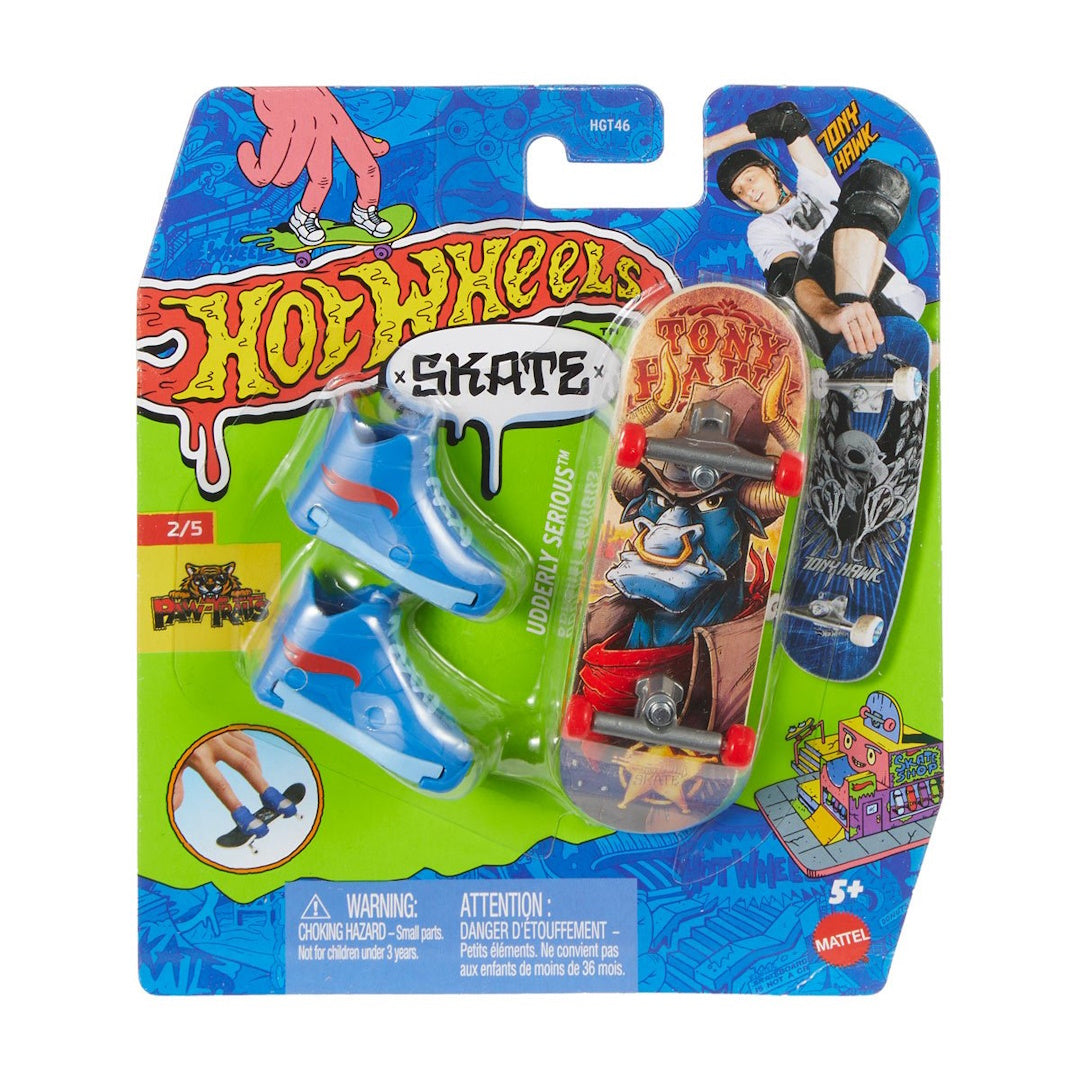 Hot Wheels Skate Singles and Finger Skateboard - Paw-Traits Udderly Se ...