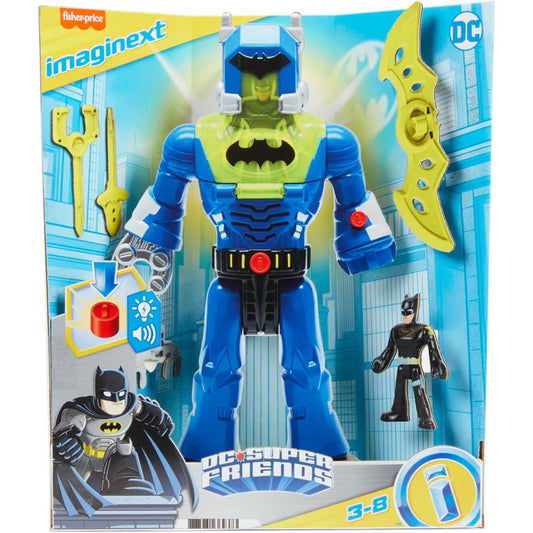 Imaginext DC Super Friends Batman Insider & Exo Suit 12-Inch Robot Toy