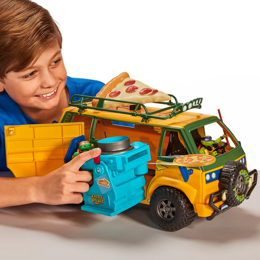 Teenage Mutant Ninja Turtles Mutant Mayhem Pizza Fire Delivery Van