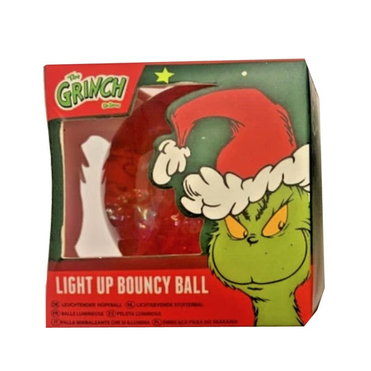 The Grinch LED Cindy Lou Red Christmas Glitter Bouncy Ball