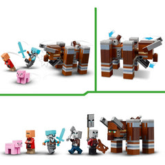 Lego Minecraft 21278 Pillager Outpost & Ravager Attack Playset