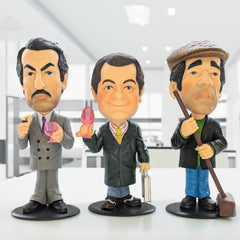 Only Fools and Horses Bobble Head Vinyl 6 Inch Figures Set of 3 - Del Boy, Trigger, Boycie