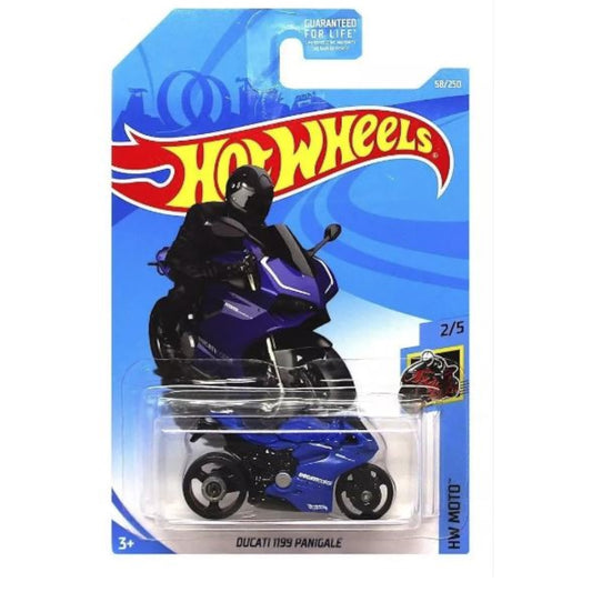 Hot Wheels Die-Cast Vehicle Ducati 1199 Panigale Blue 1199