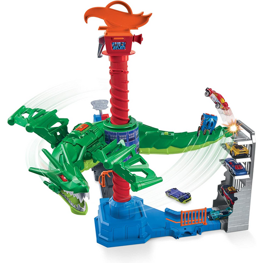 Hot Wheels Air Attack Dragon Playset (No Retail Packaging)